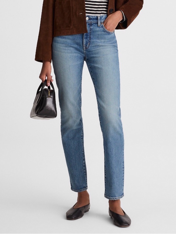Madewell Jules Slim-Straight Jean - Atlin Wash